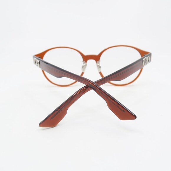 Dior CD3F 2LF Brown Round New Eyeglasses Frames. - Picture 9 of 10